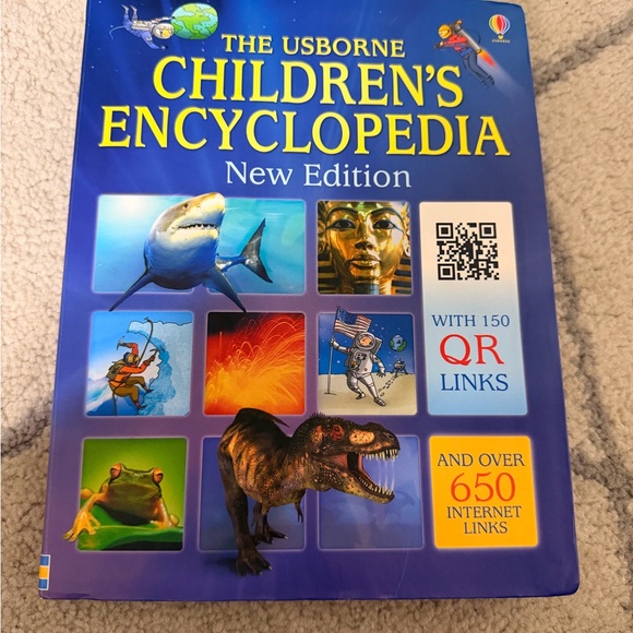 Born Other - Usborne Children's Encyclopedia - Blue Cover